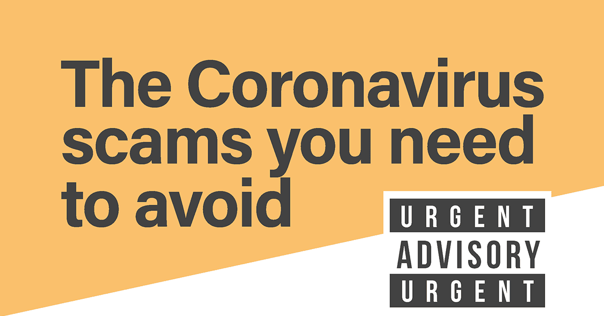 Coronavirus Urgent Advisory